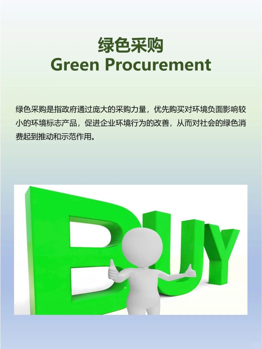 ESG知识速递 绿色采购