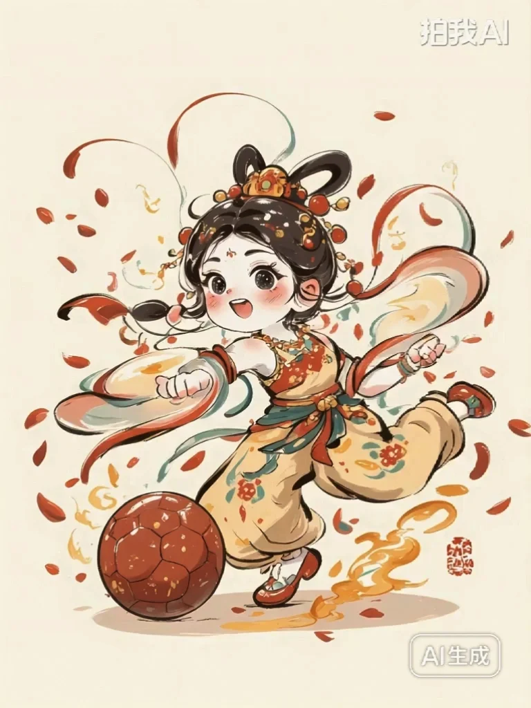 十二花神|敦煌飞天踢足球？国风跨界太会玩