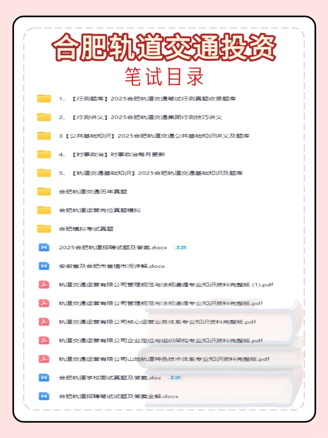 2026合肥轨道交通招聘笔试面试模拟真题资料