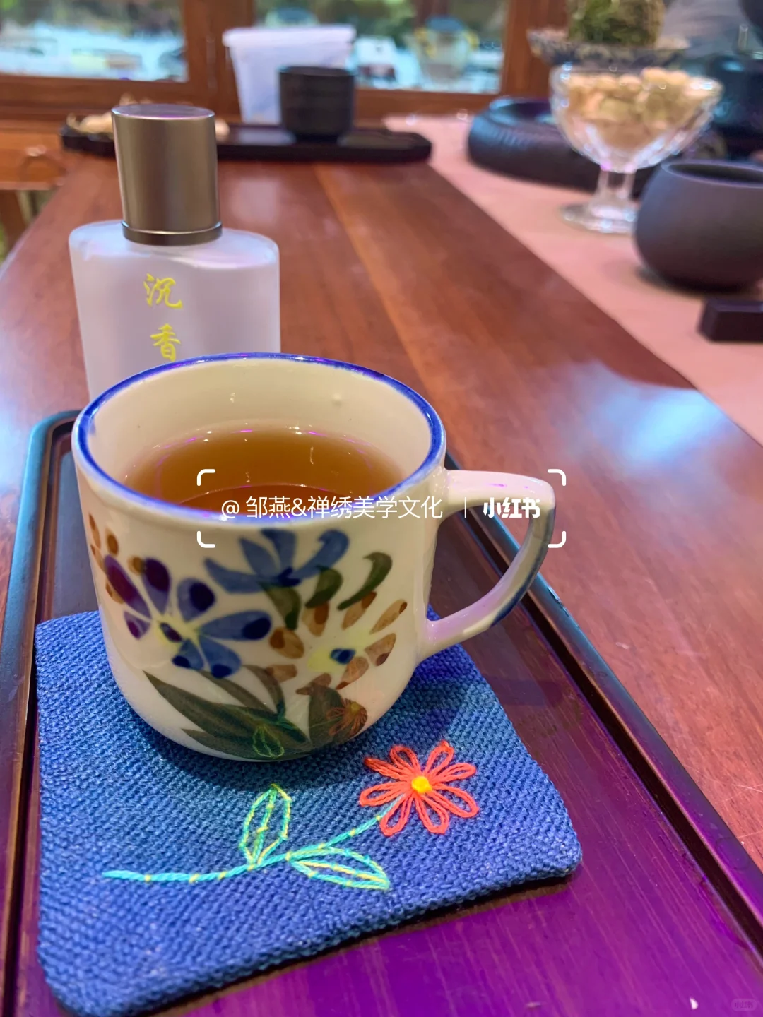 品茶论道，禅绣美学文化的跨界融合