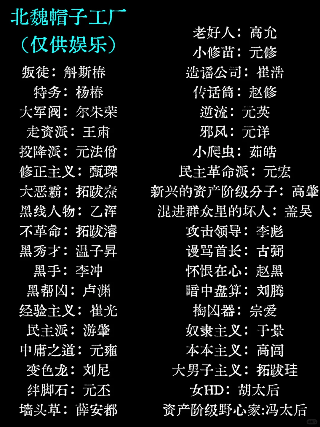 我在北魏开帽子工厂