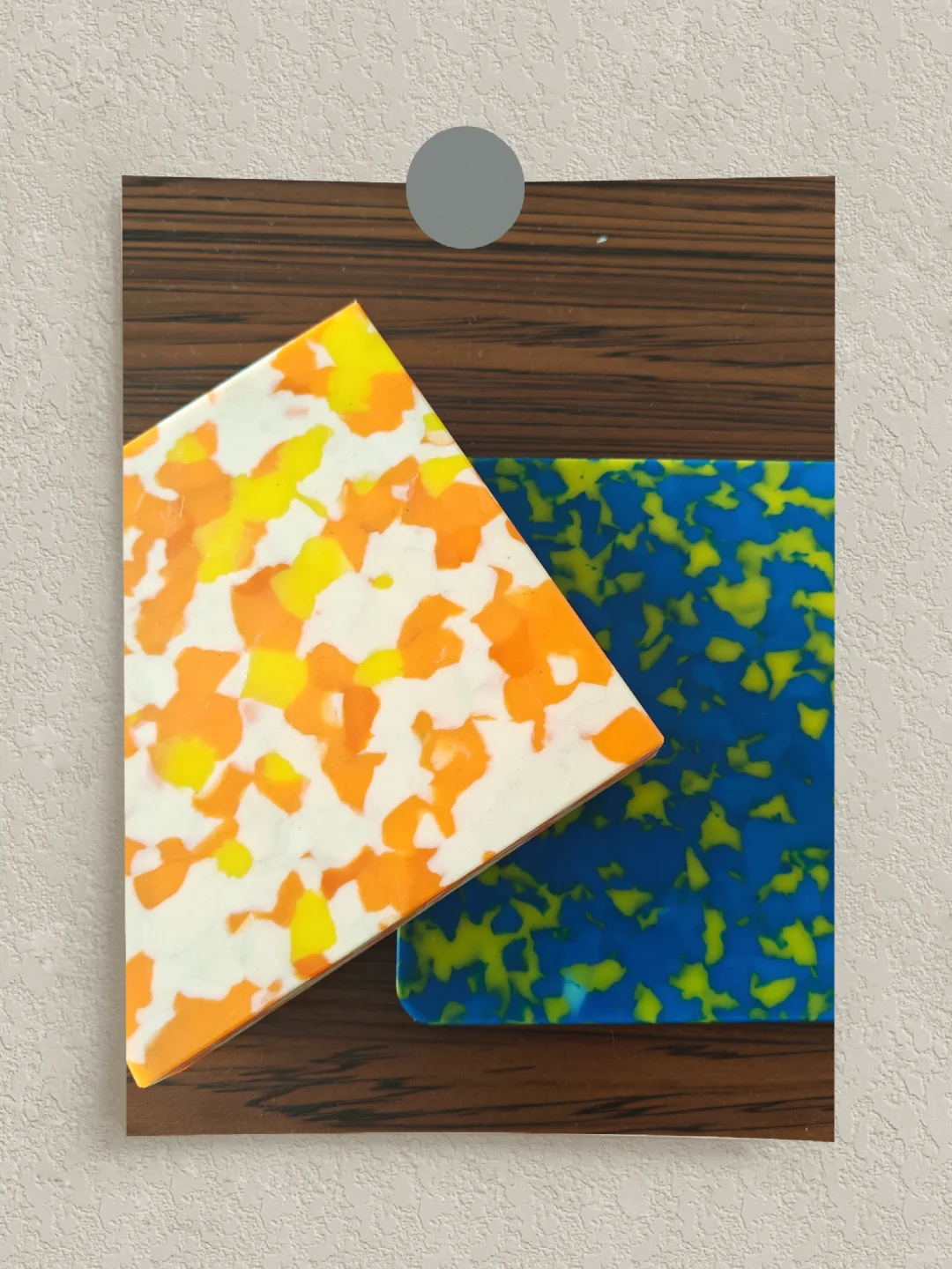 可持续性产品，再生塑料花色板材