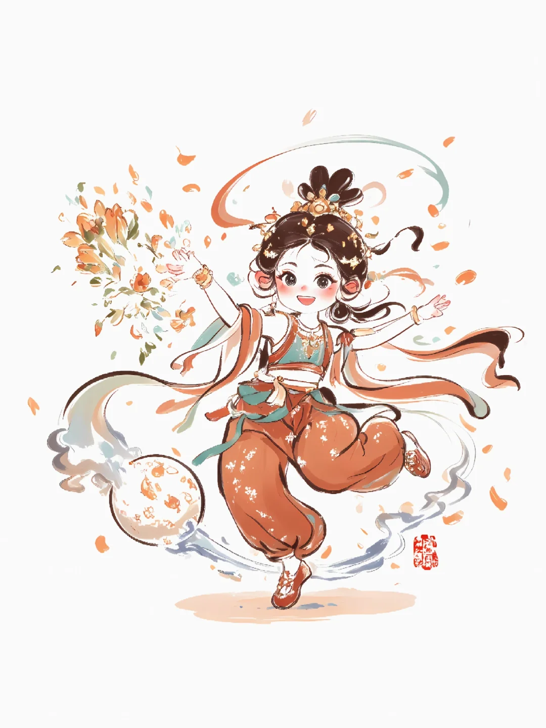 十二花神|敦煌飞天踢足球？国风跨界太会玩