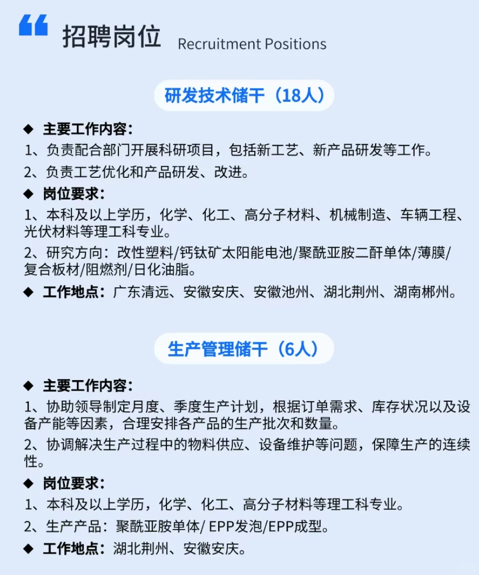 聚石化学！材料化学化工