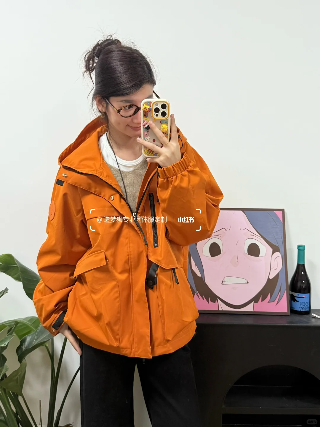 百搭冬季工作服推荐！橙色冲锋衣简直太爱啦