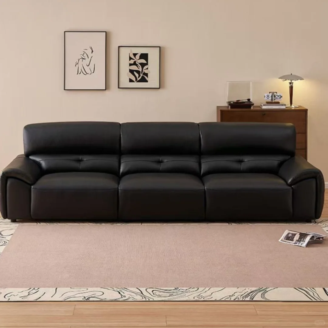 #挖到宝了！想把这款皮沙发焊在我家客厅