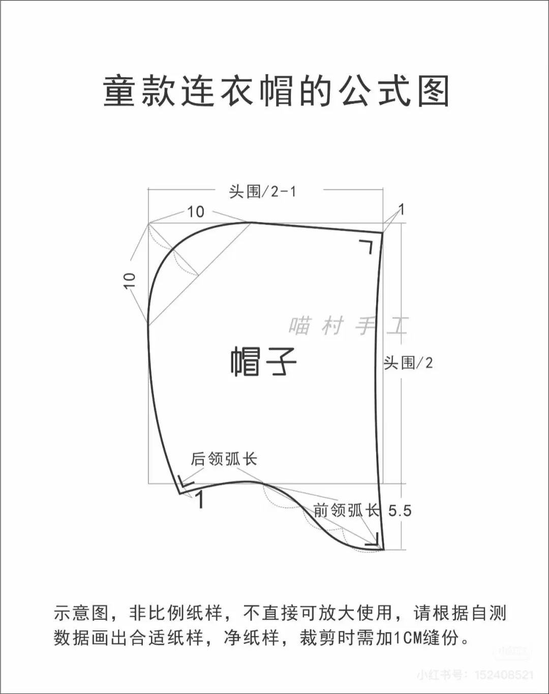 帽子制版