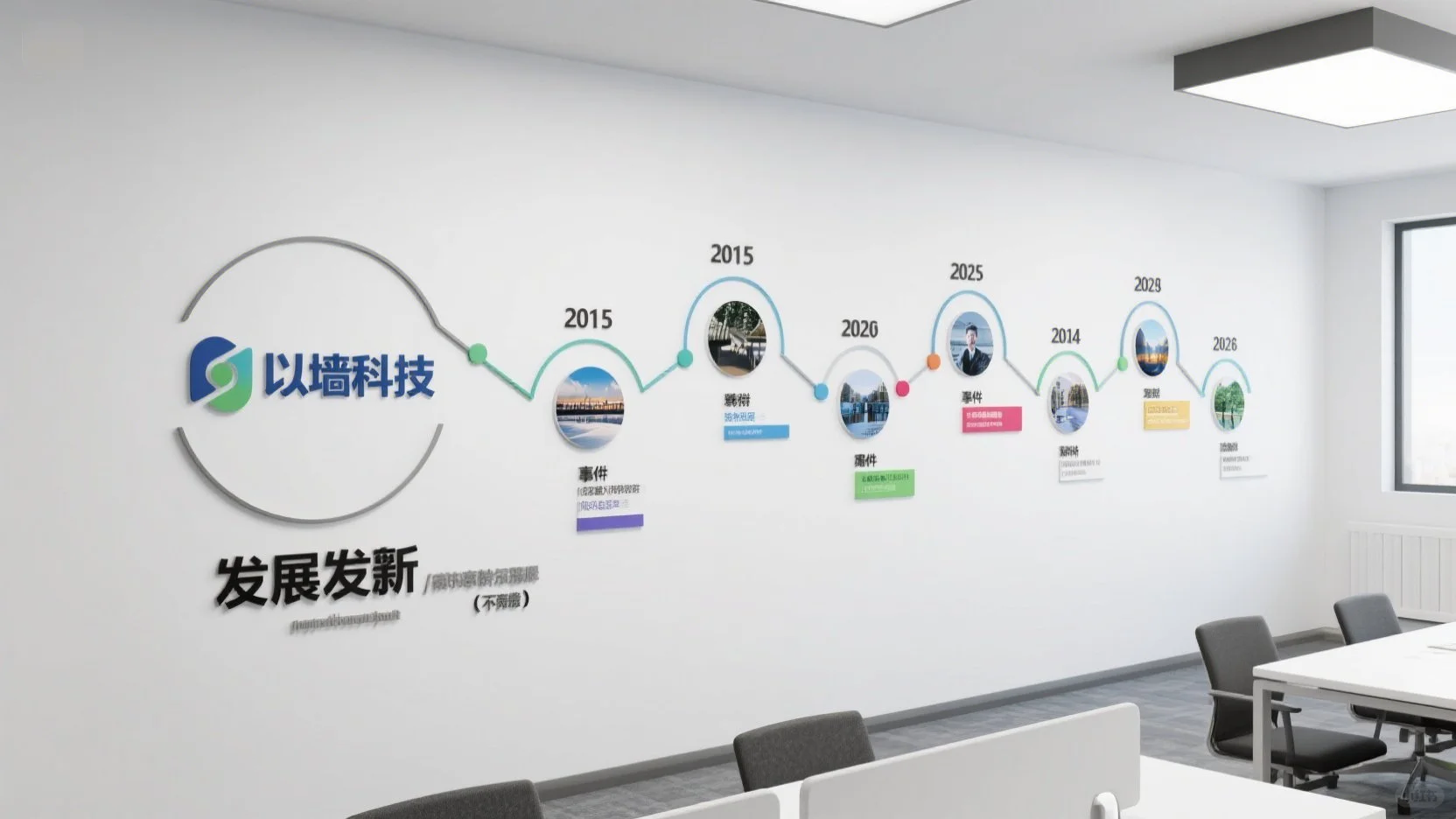发展历程文化墙，不一样的才叫实力