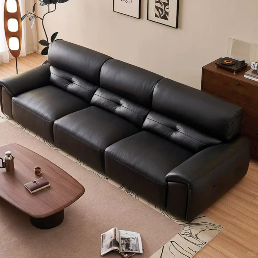 #挖到宝了！想把这款皮沙发焊在我家客厅