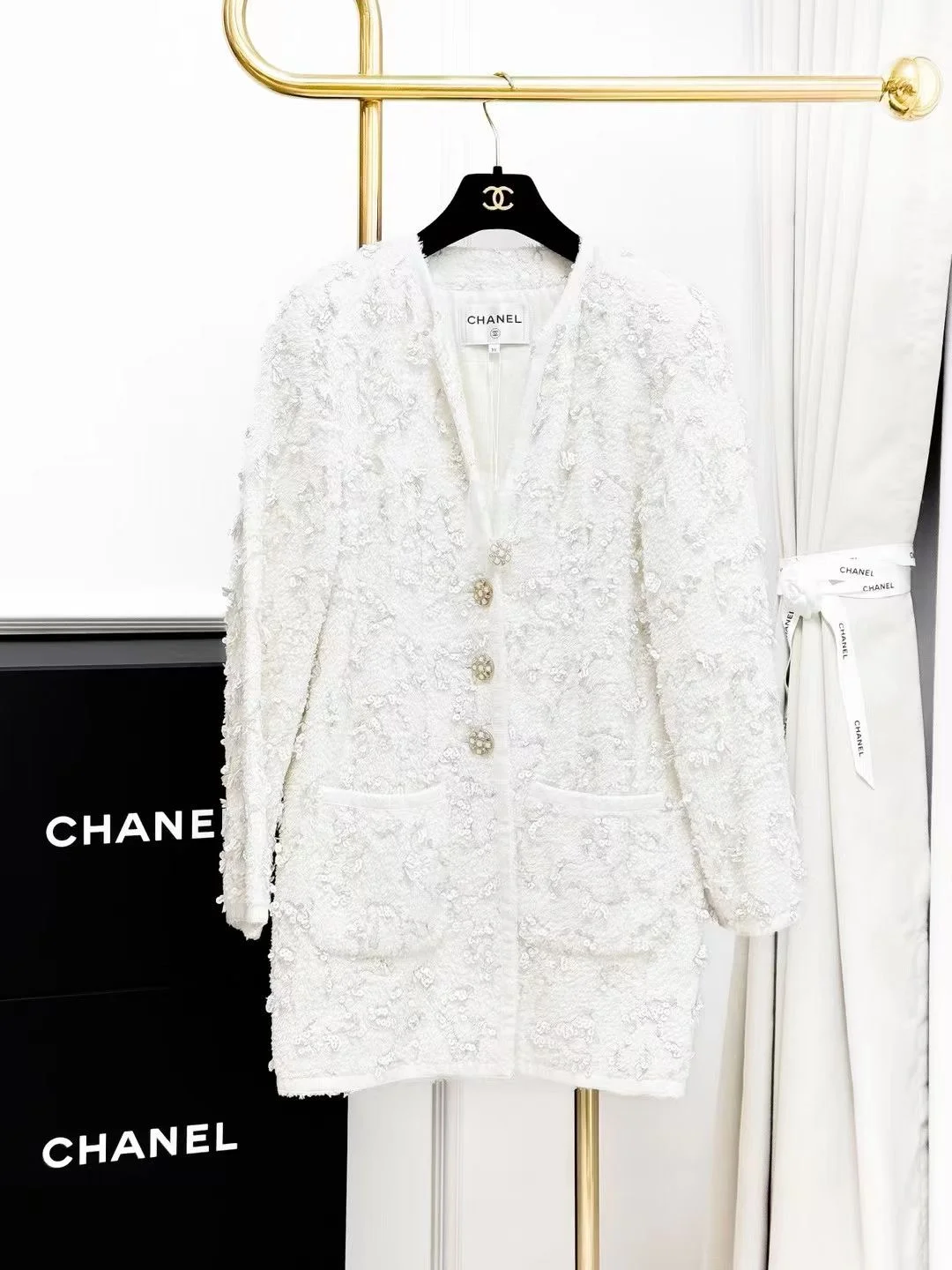 Chanel的精致开衫～秋冬氛围感的神