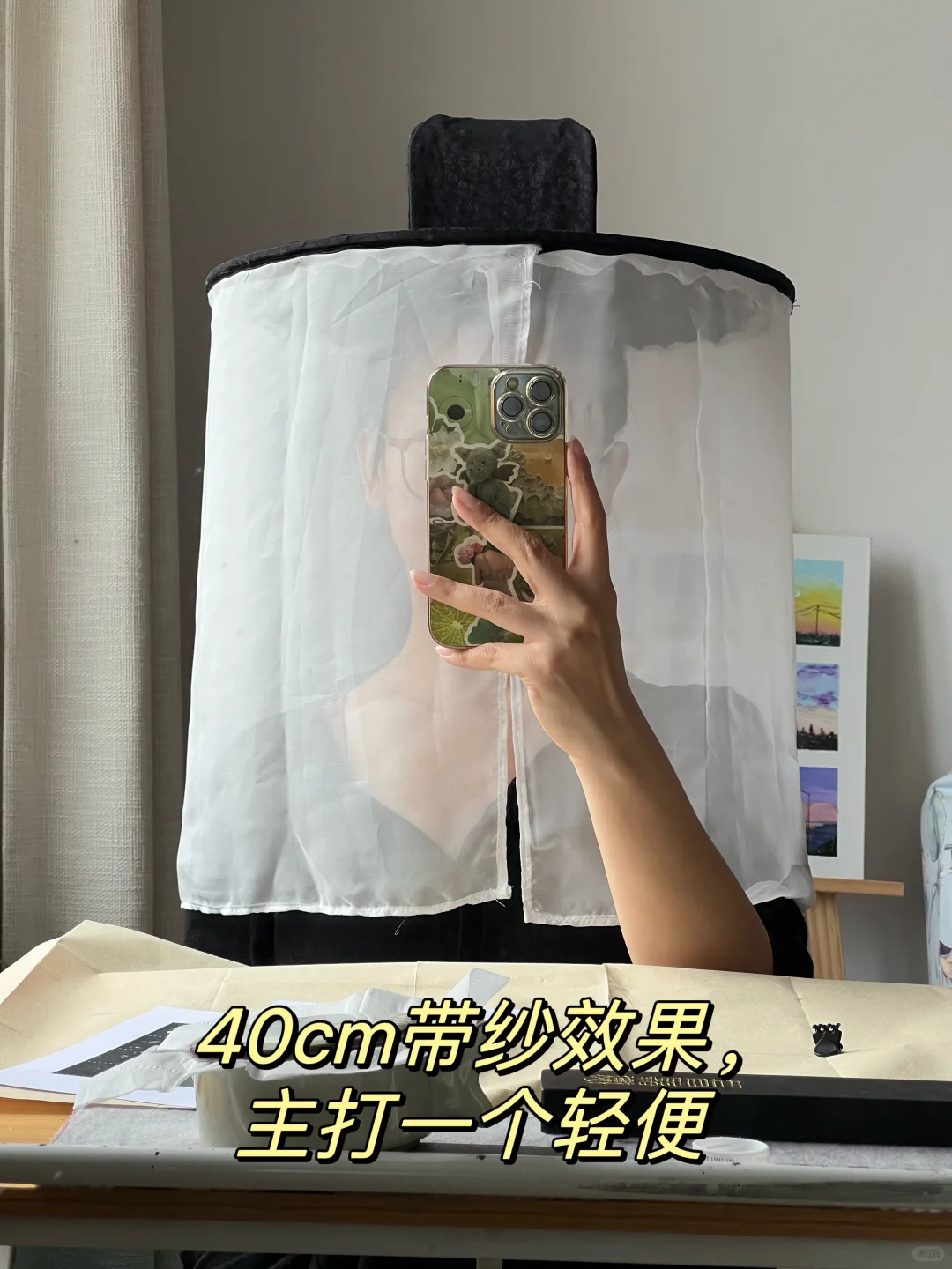 手残党自制唐帷帽，谁让成品那么贵让人肉疼