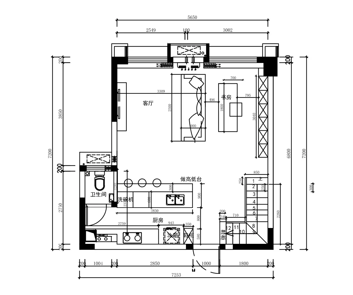 做全屋定制的广东的工厂来，现代中古风格