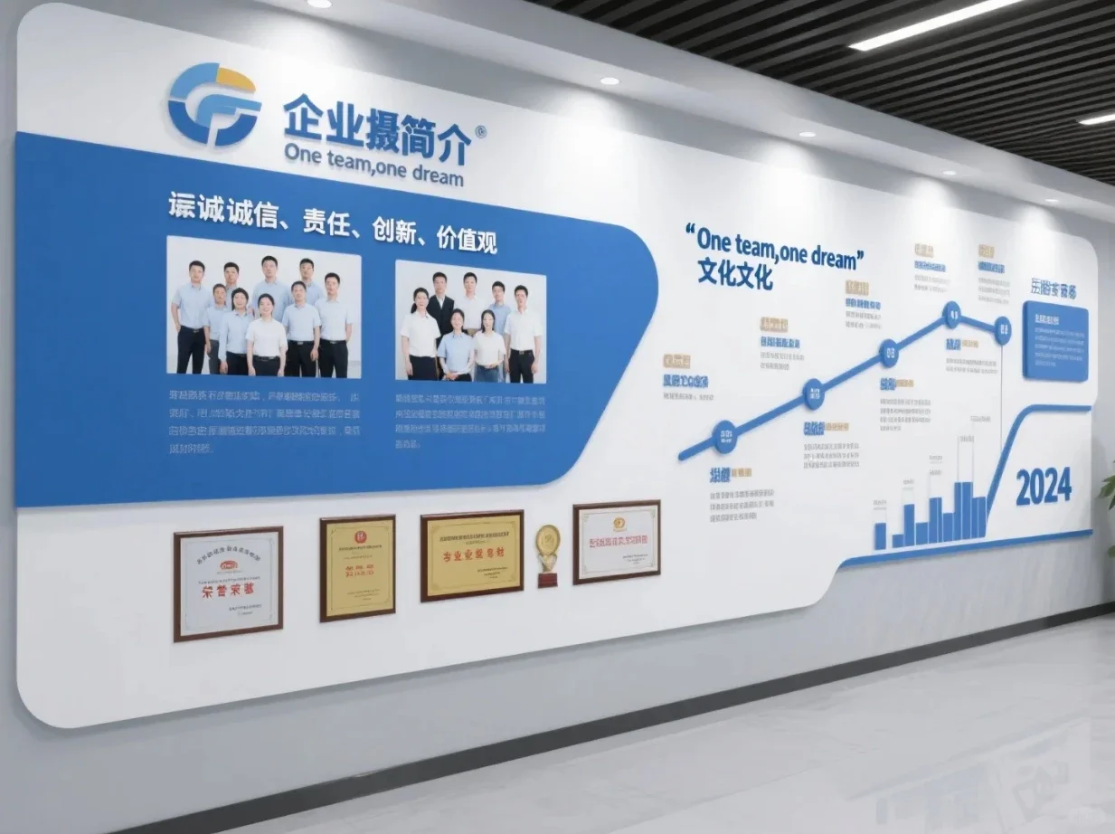 ? 绝了！这面企业文化墙把团队魂都装进去了