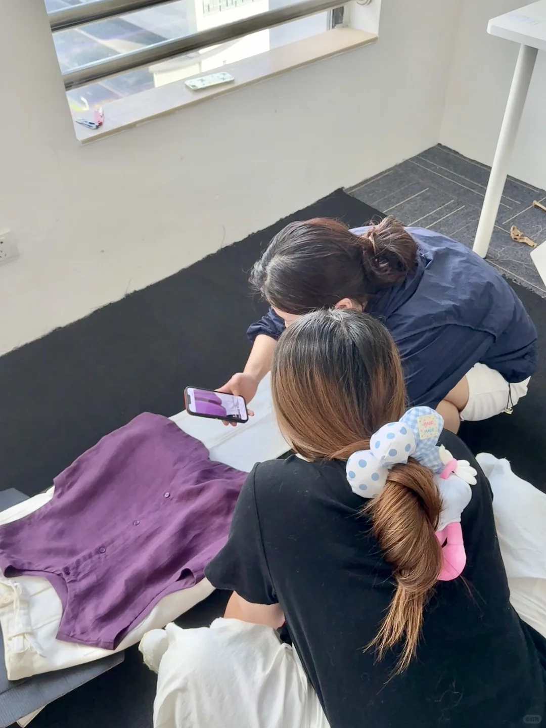 介绍一下，这是我带领的宁波全女服装团队