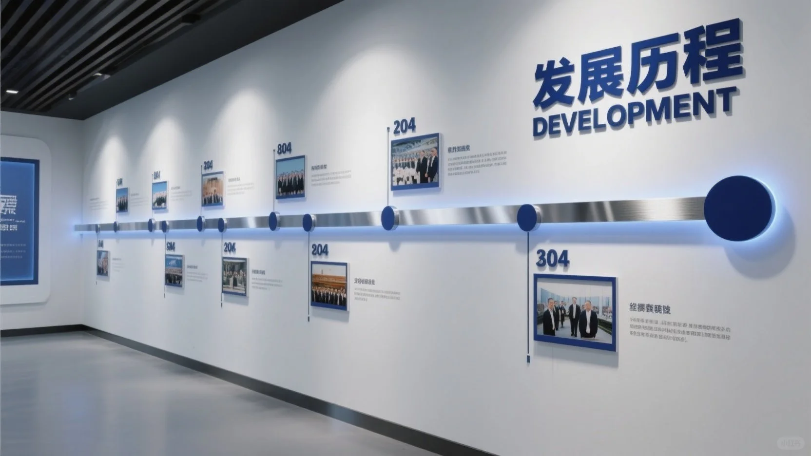 发展历程文化墙，不一样的才叫实力