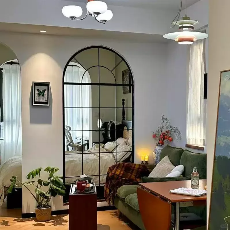 复古屏风一装，连过道都成了网红打卡角