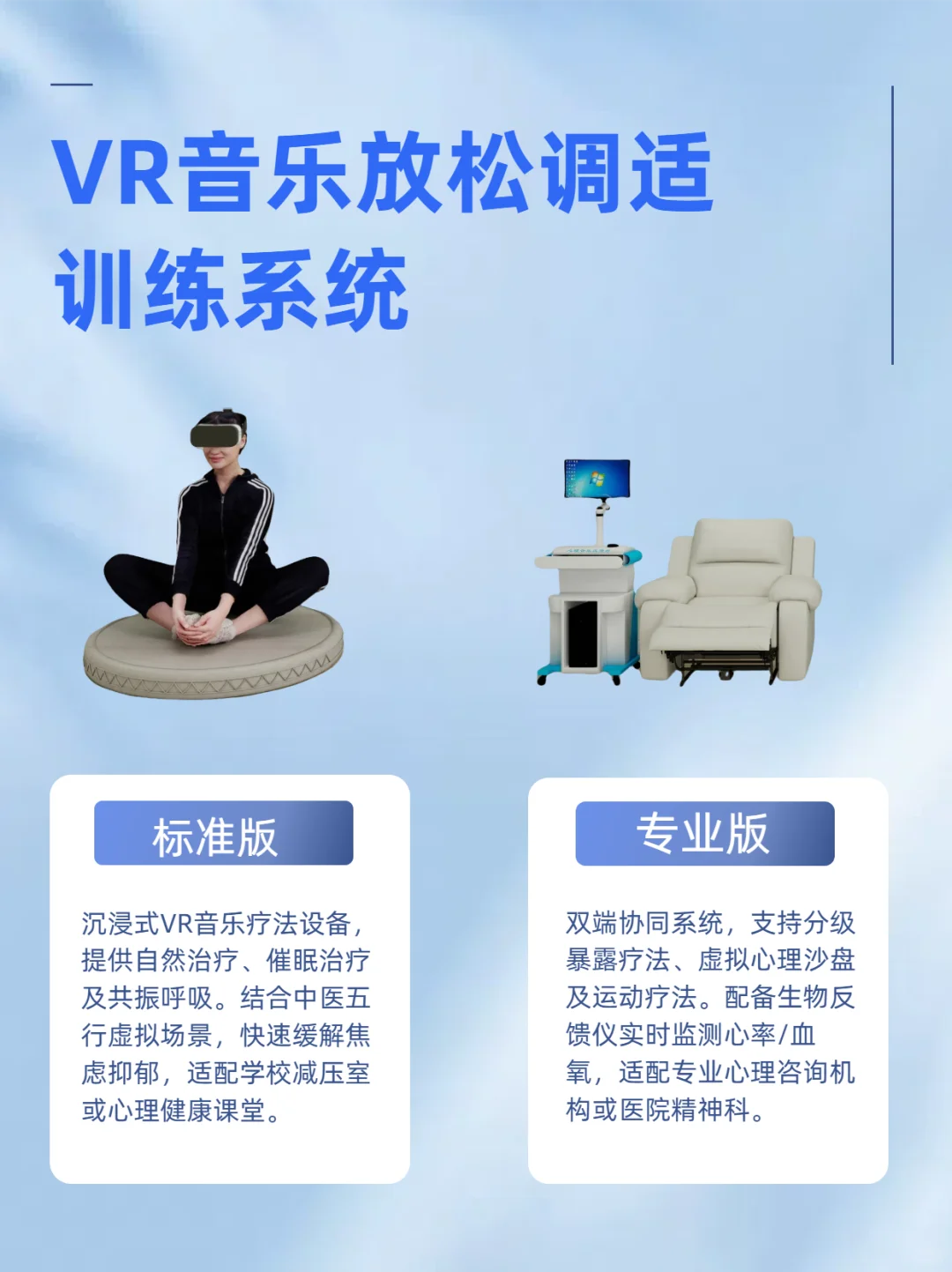 心理咨询室VR设备清单