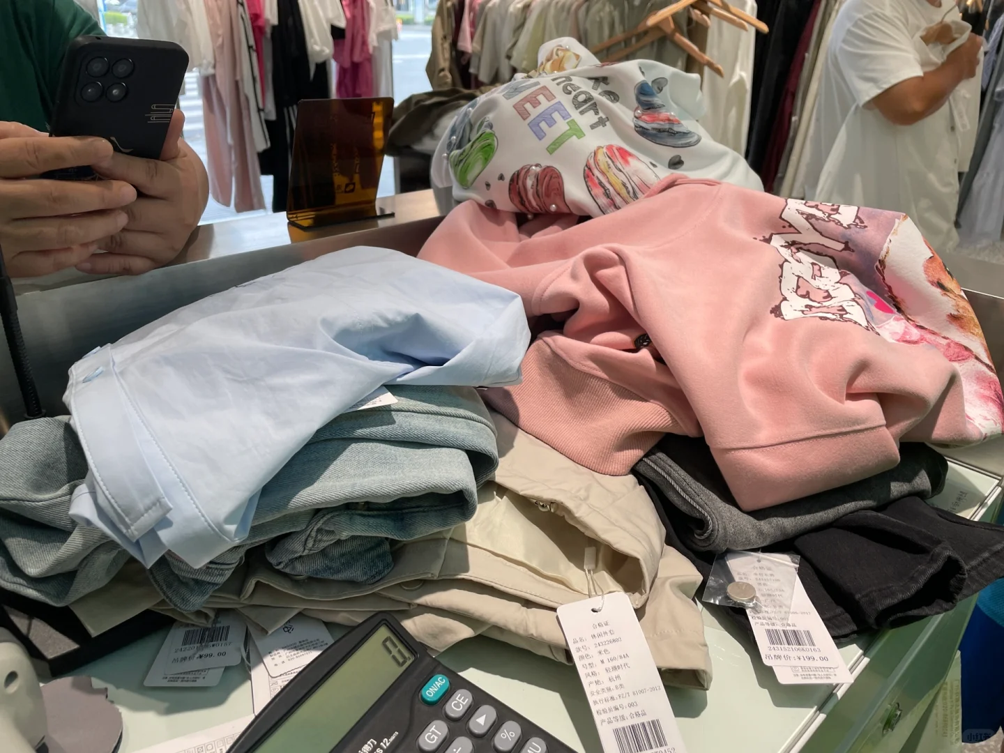 卖衣服的工作日常！