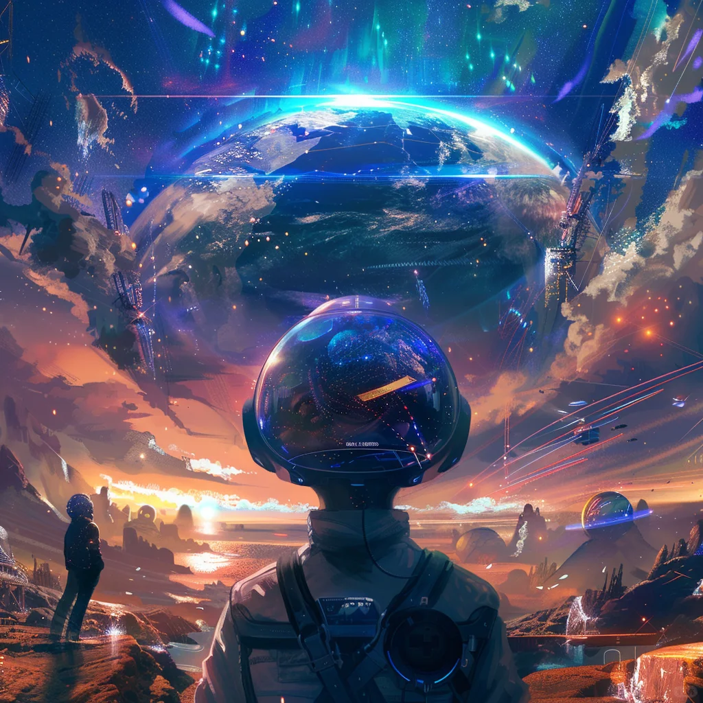 元宇宙 | 科技未来感 | midjourney