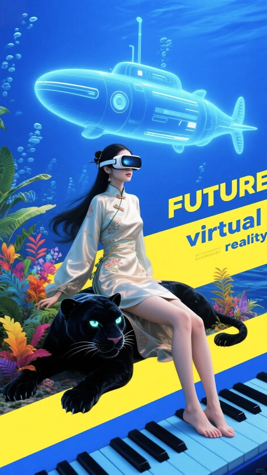 VR眼镜海报｜看见未来