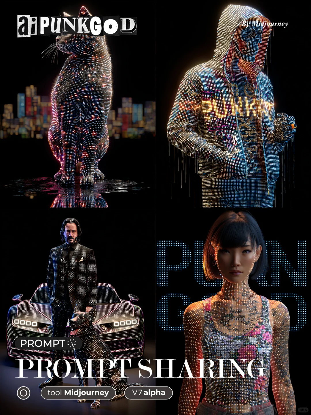 光粒矩阵｜MJ风格码分享