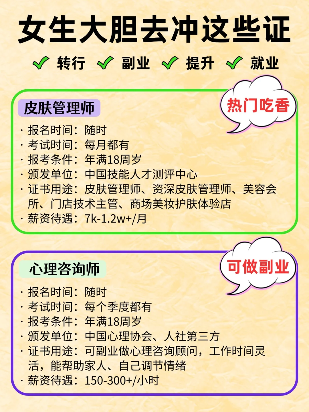 女生找工作要大胆，放心冲这些吃香行业！