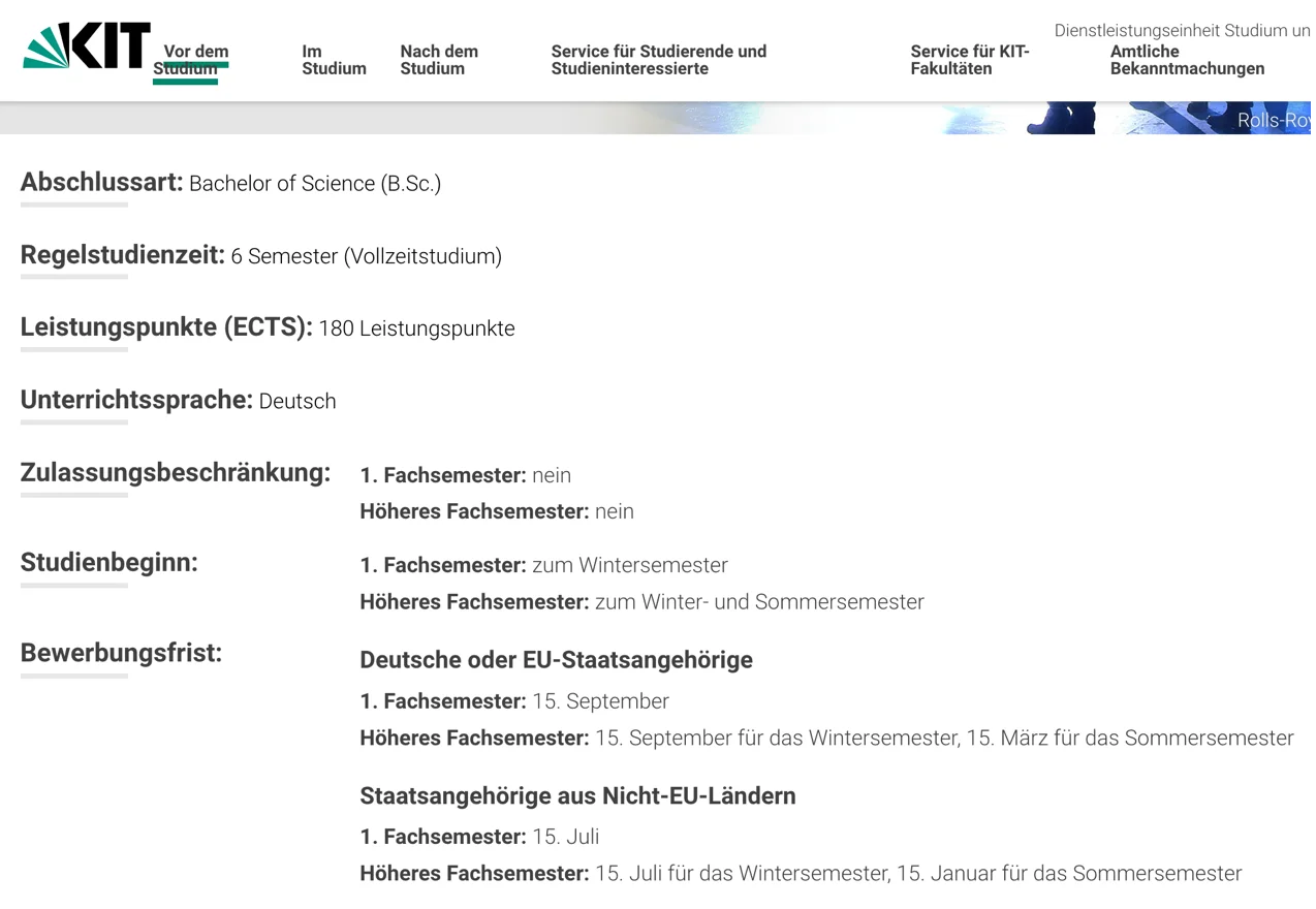 不能错过的卡尔斯鲁厄理工学院-机械专业