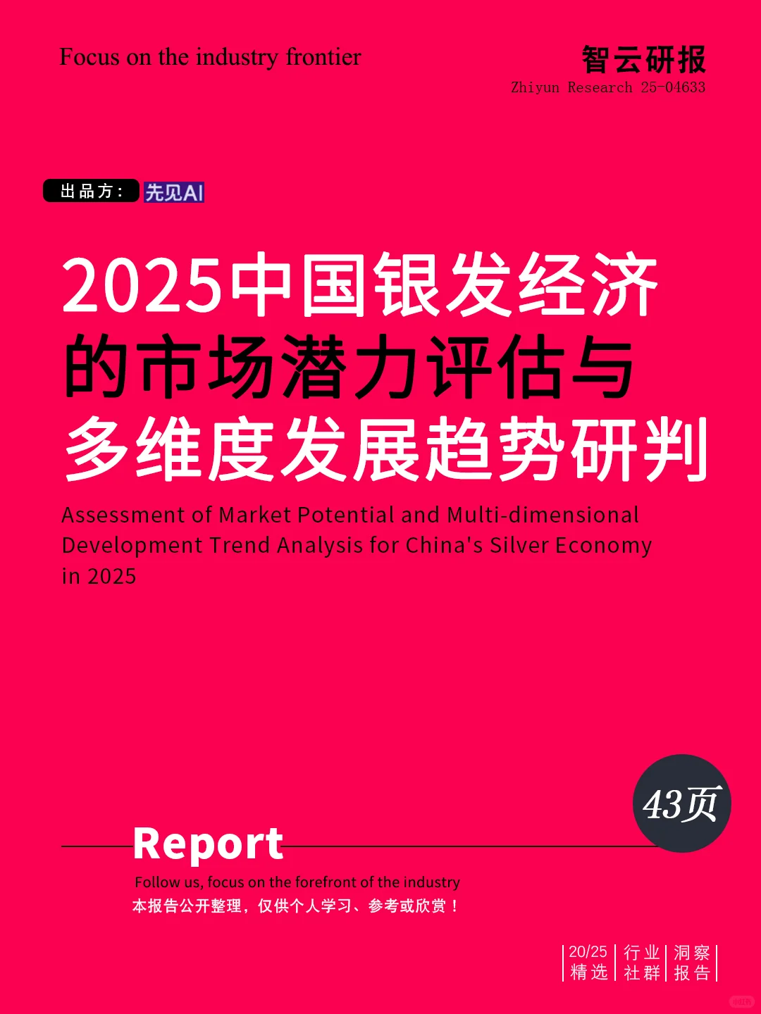 ✨解读2025中国银发经济的市场潜力评估报告