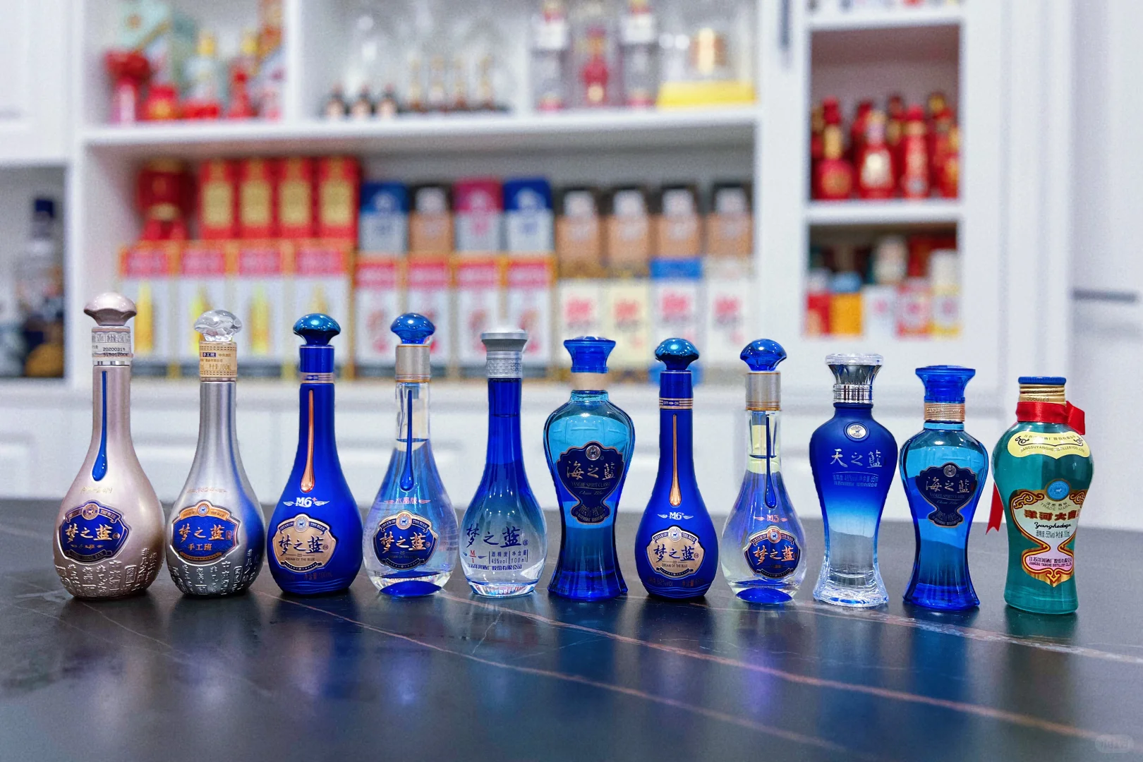 小酒集邮之洋河，江苏大巨头，蓝色太美了