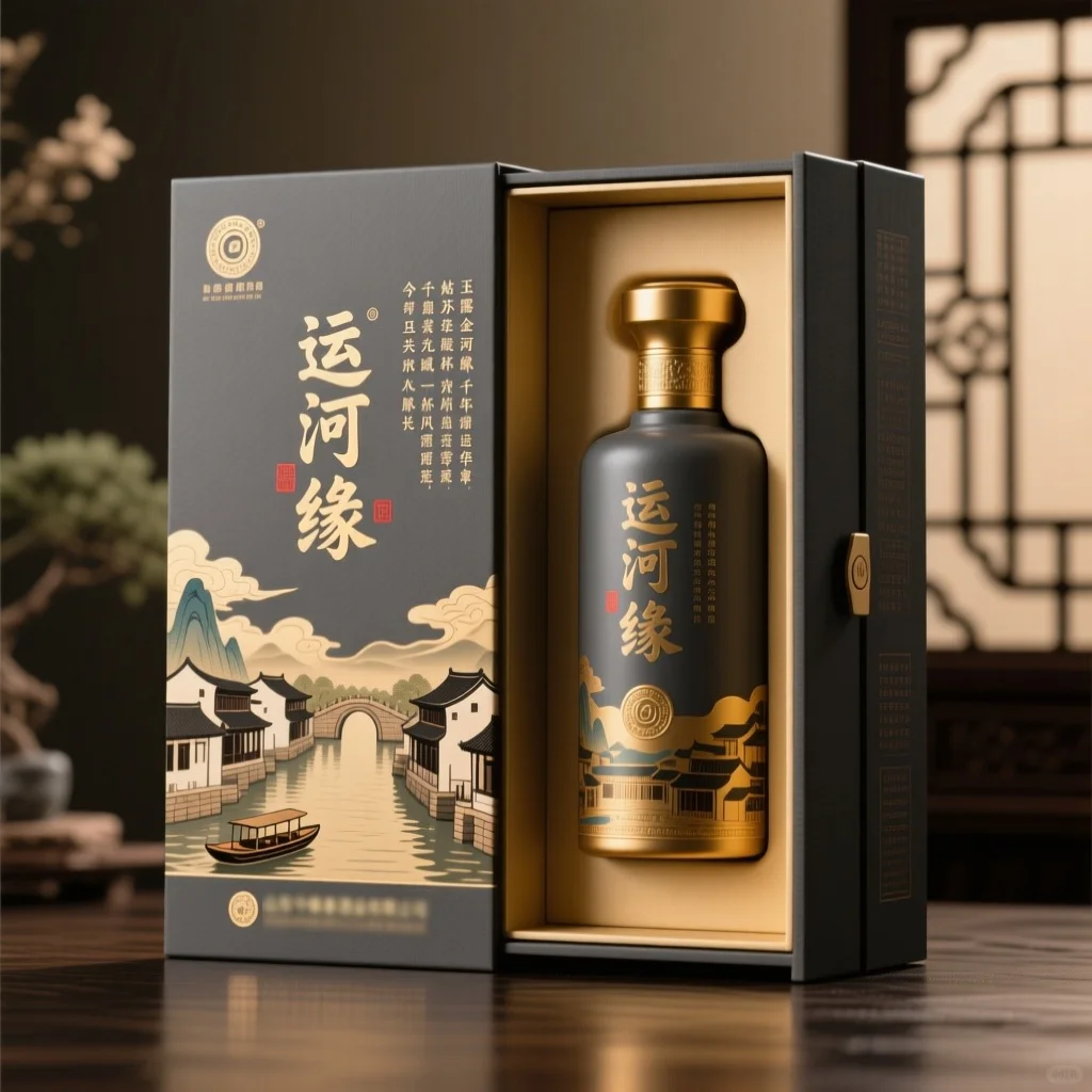 大道之简的独特设计 白酒包装