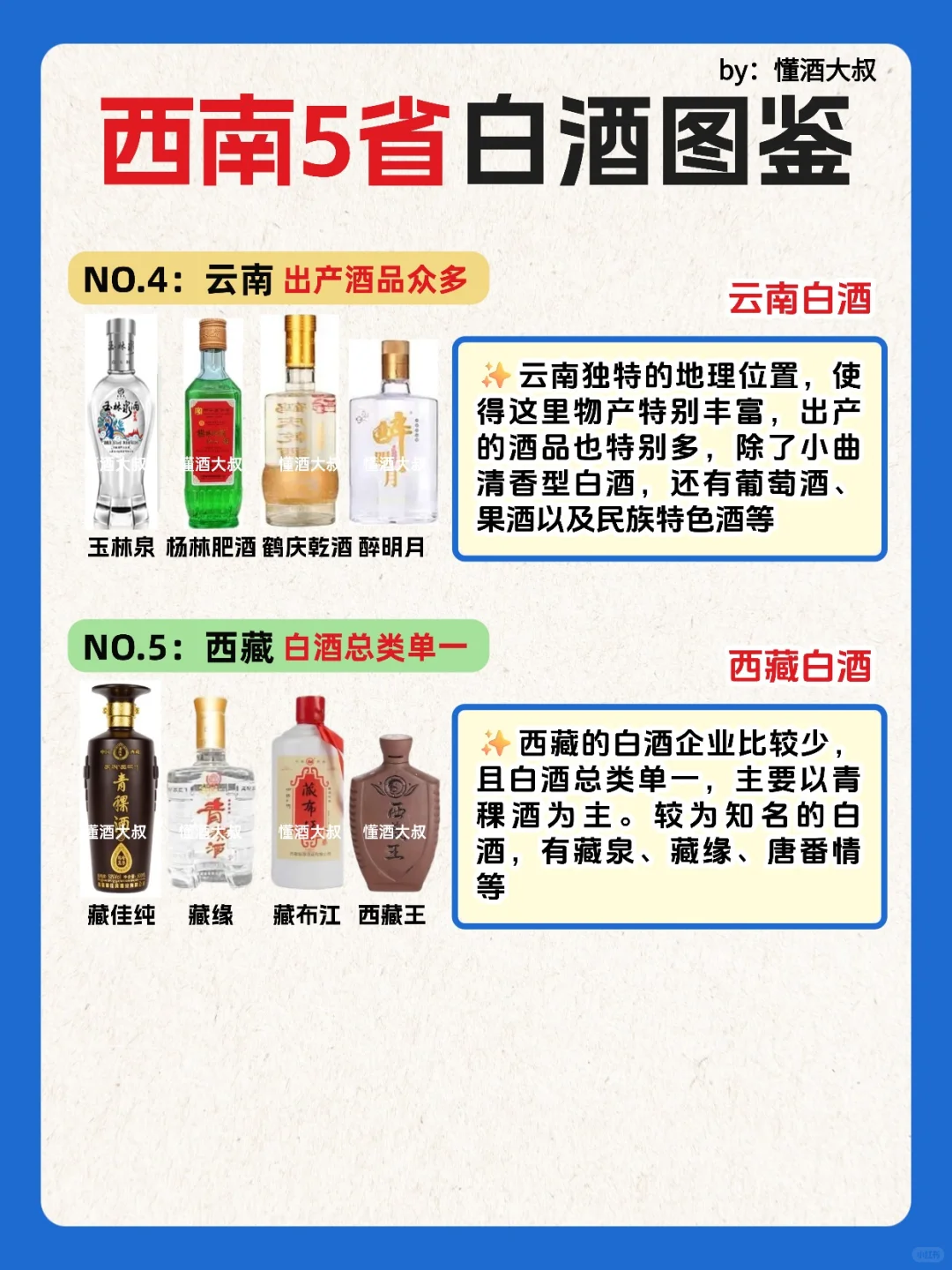 西南5省白酒图鉴?看看各地都有哪些酒❓