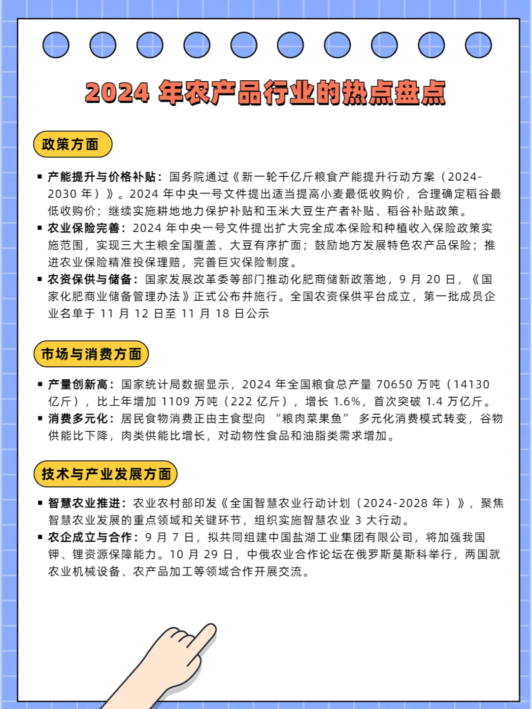 2024 农产品行业热点