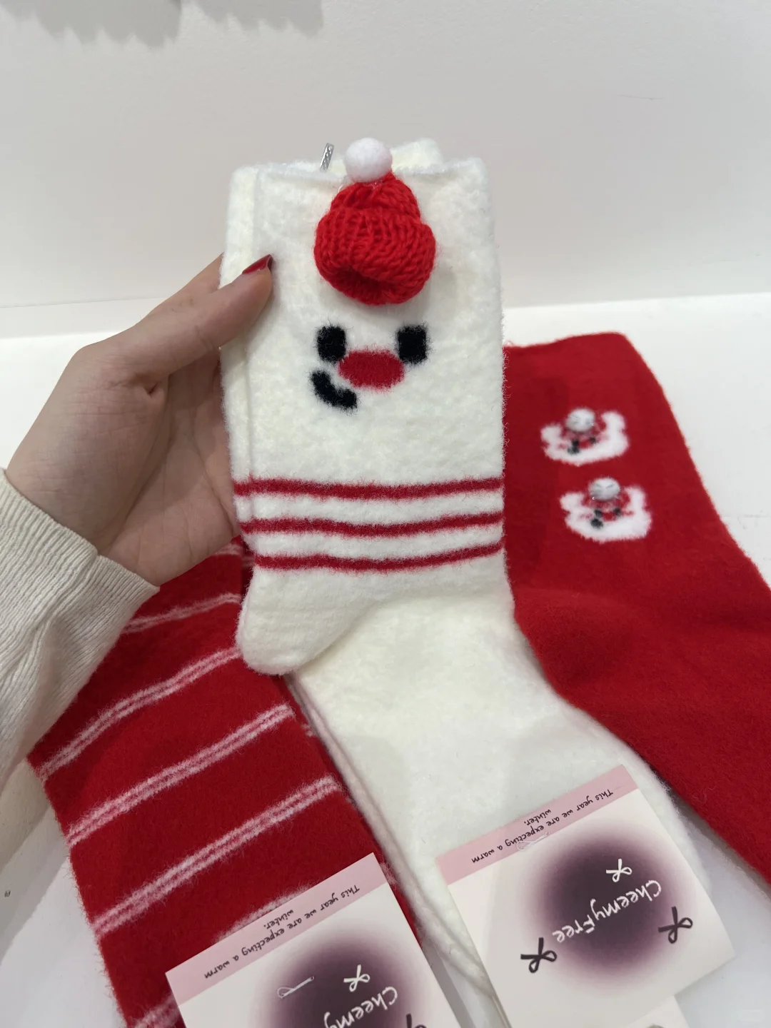 可可爱爱的圣诞袜｜提前过圣诞?