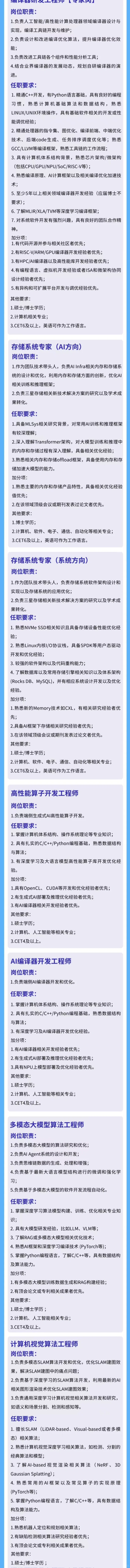 西安某外企招聘人工智能领域工程师