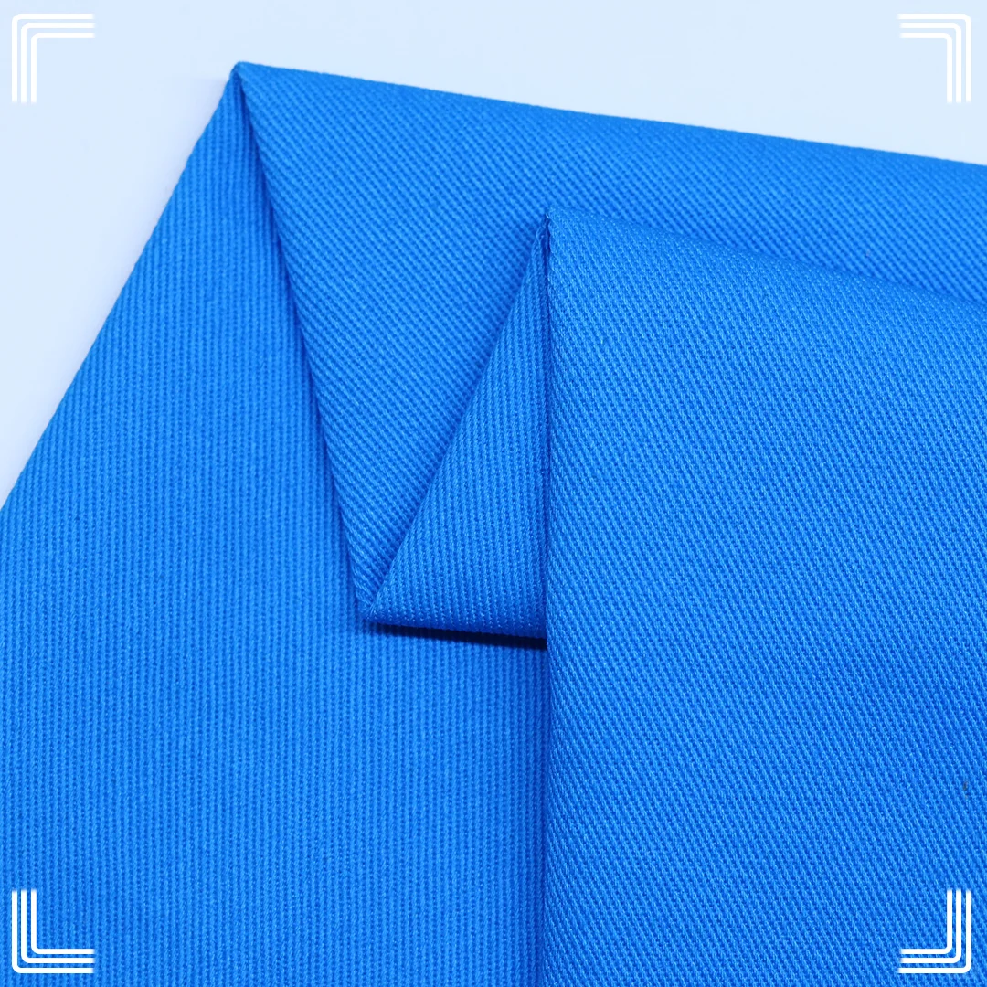 10856斜纹纱卡全棉梭织面料