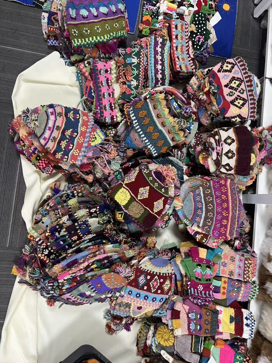 南美洲羊驼毛帽子批发源头货源