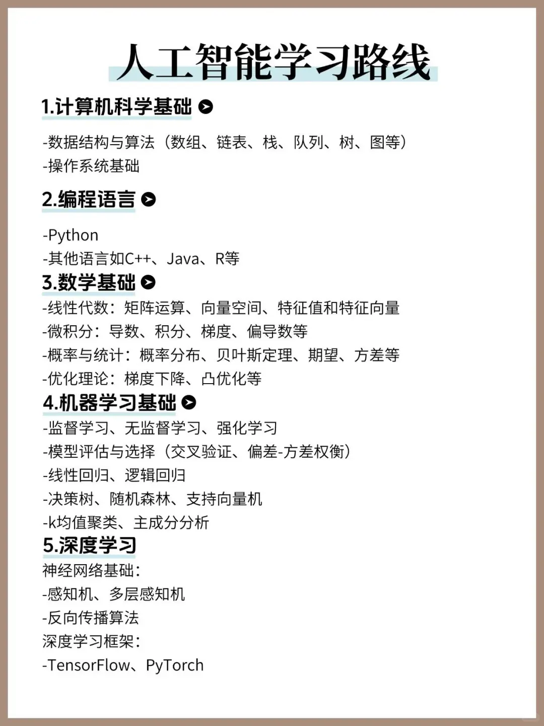 2025年这么学习人工智能你就稳啦！?