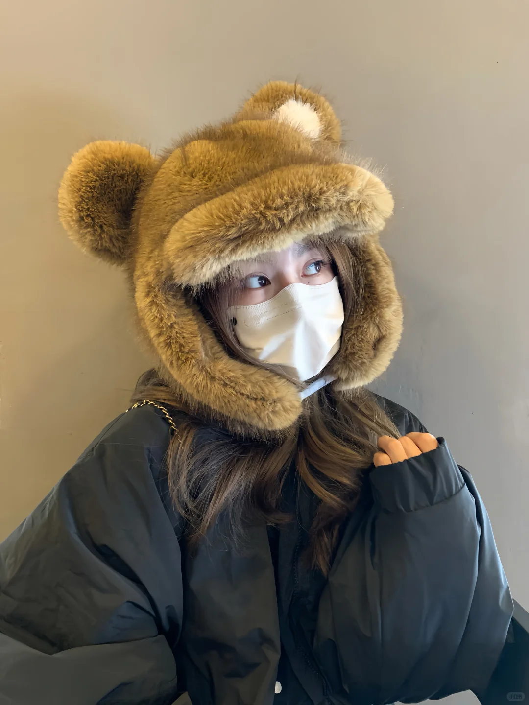 熊头熊脑的?太可爱了噜！