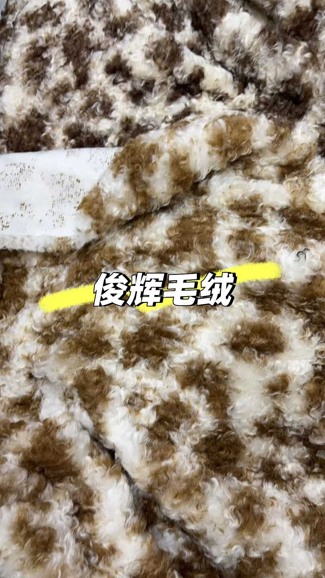 25年秋冬新品面料推荐✅新品毛绒1349#