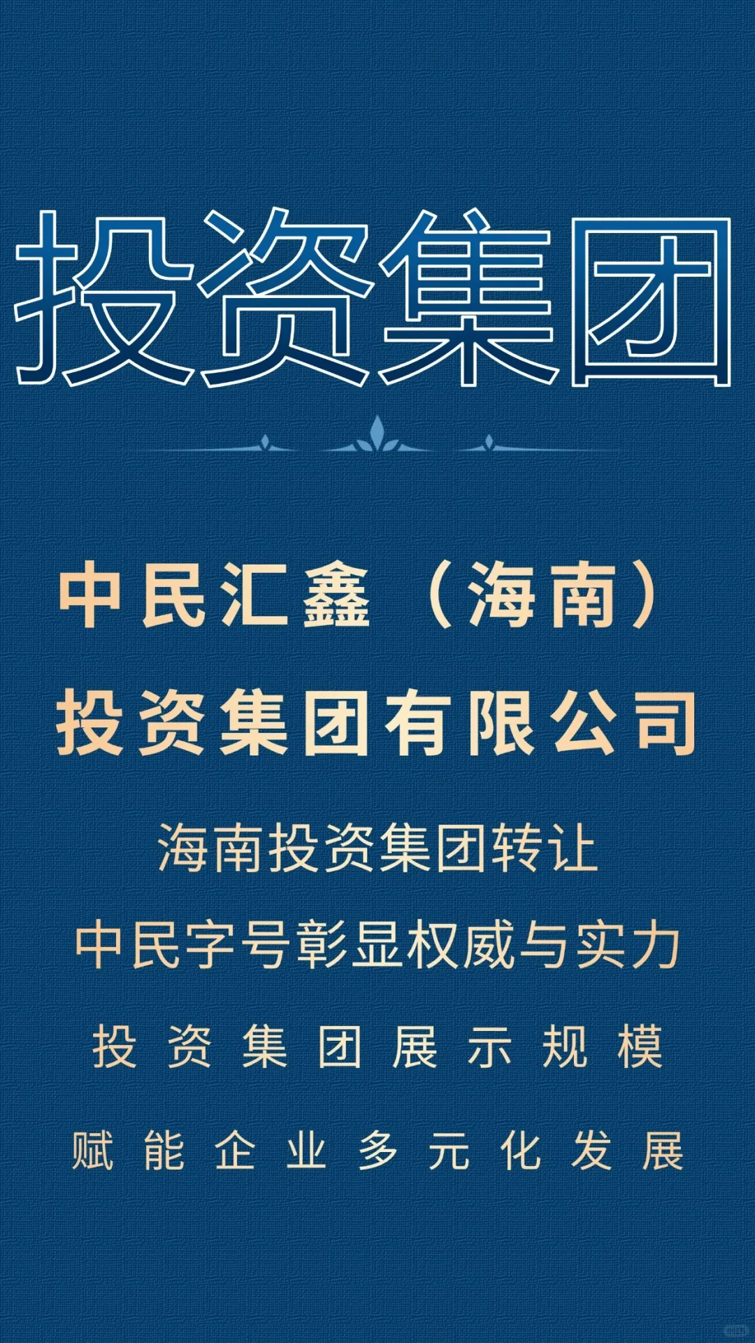 中民汇鑫(海南)投资集团有限公司