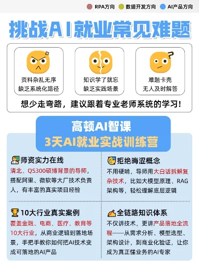 别卷错方向了❗AI这3个赛道真的稳如老?