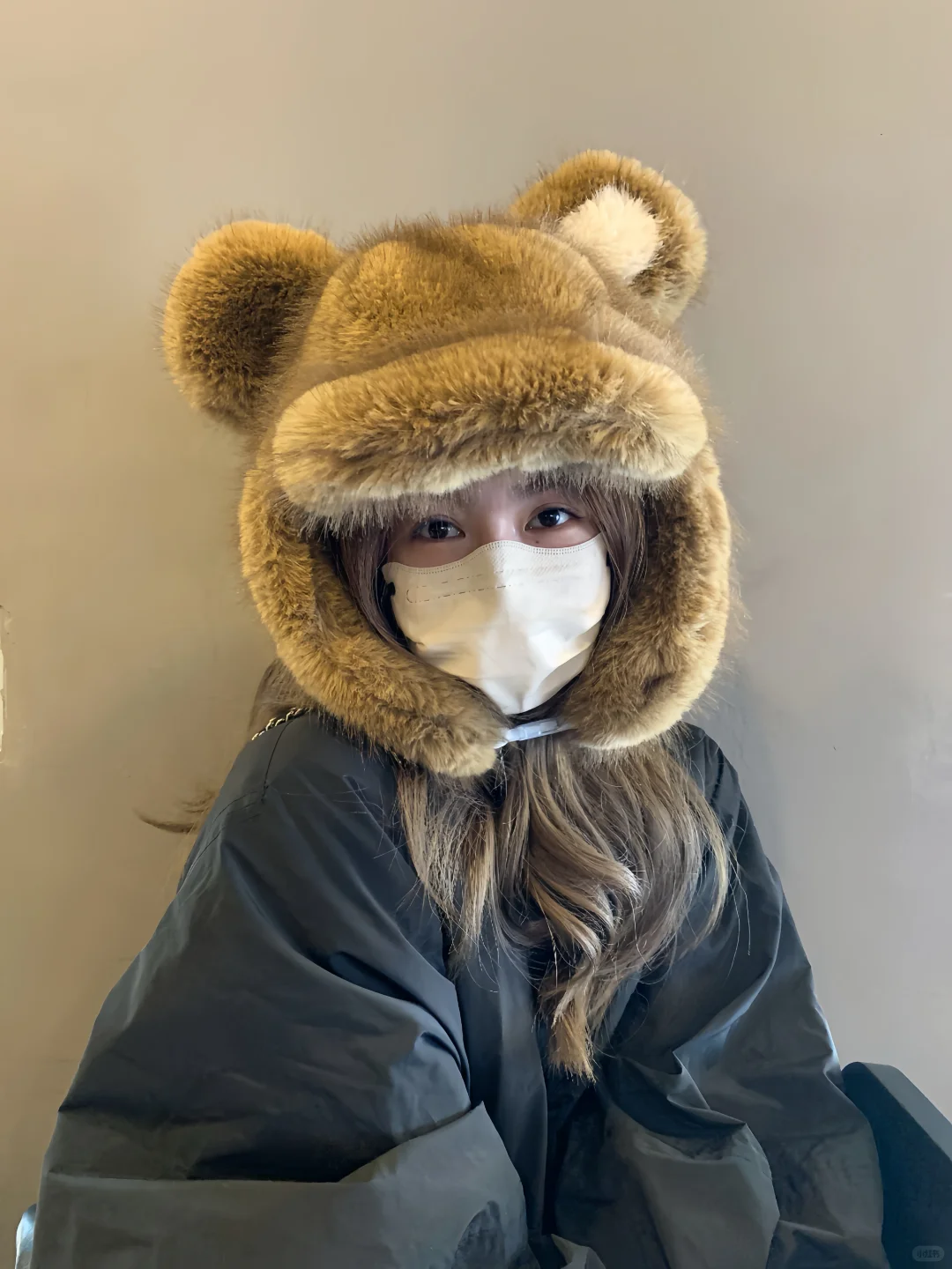 熊头熊脑的?太可爱了噜！