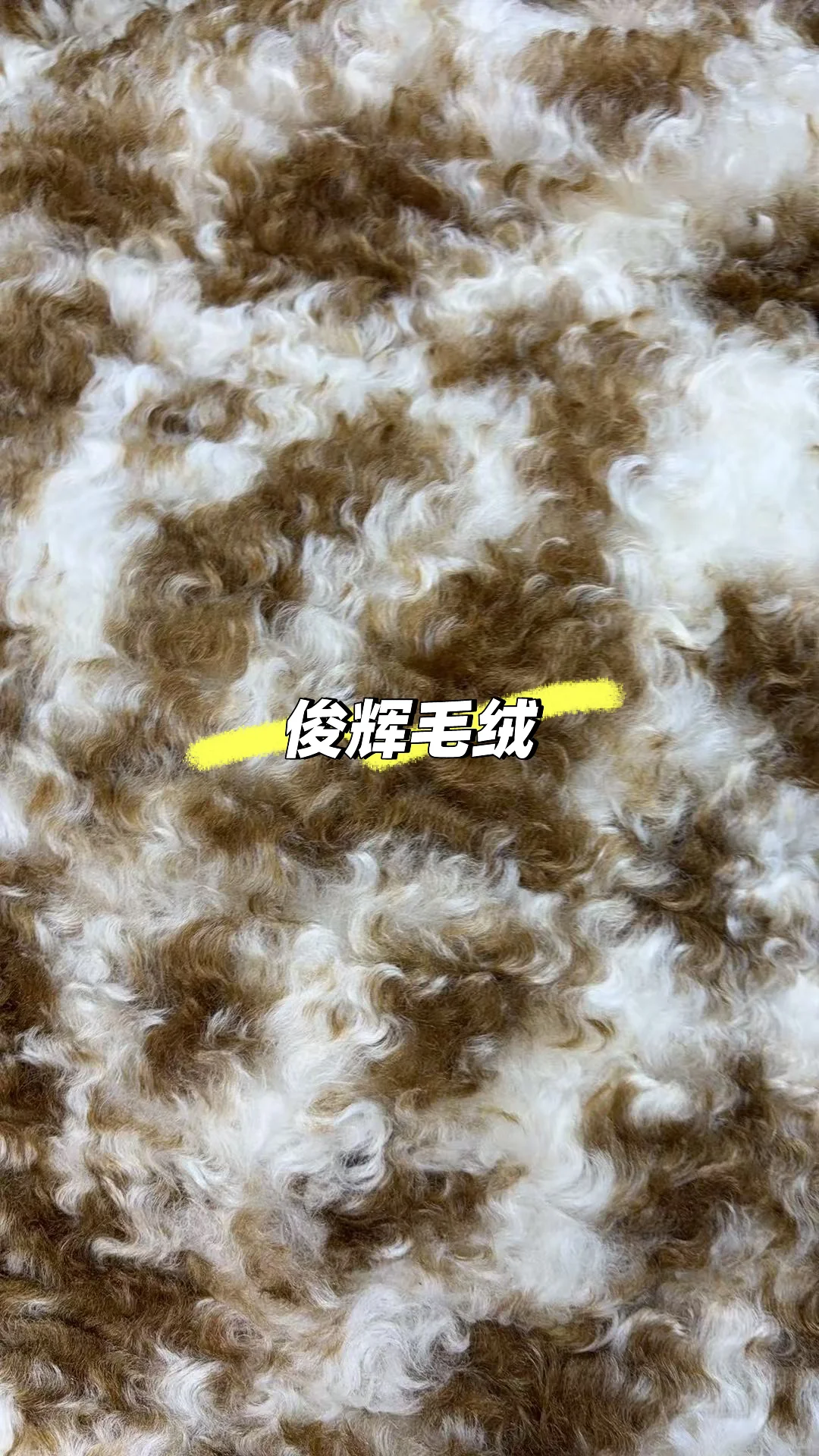 25年秋冬新品面料推荐✅新品毛绒1349#