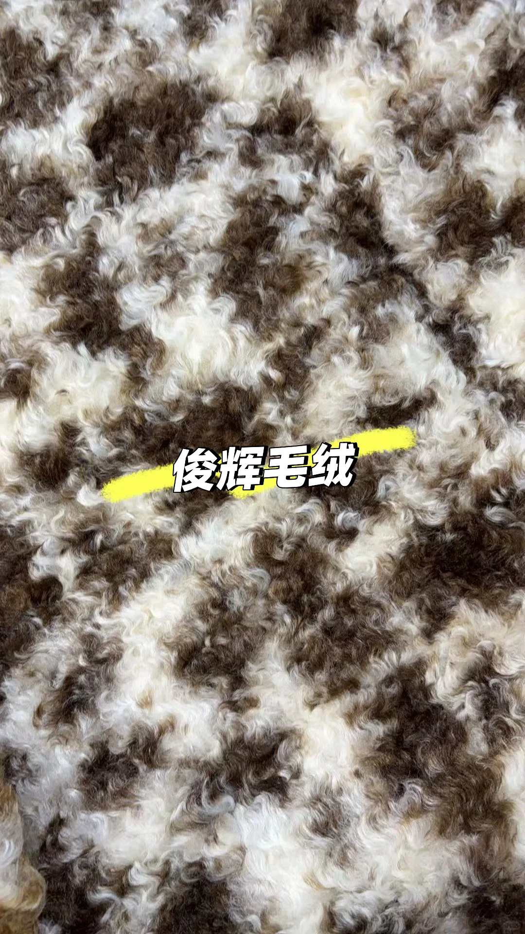 25年秋冬新品面料推荐✅新品毛绒1349#