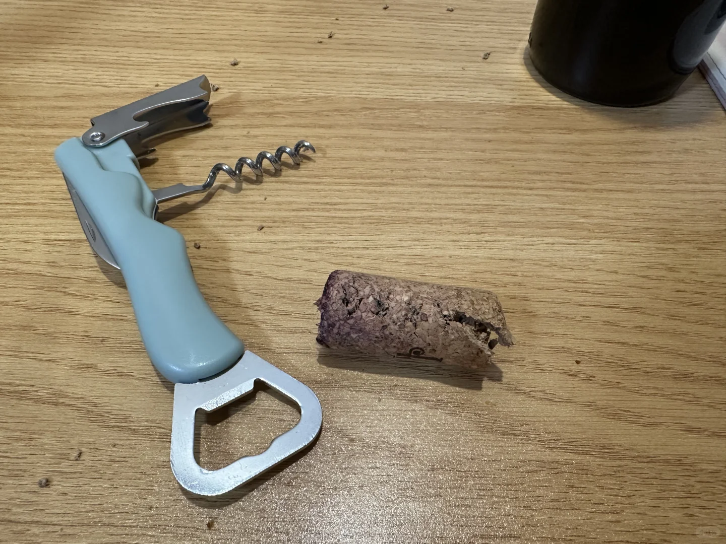 第一次用海马刀开酒气急败坏