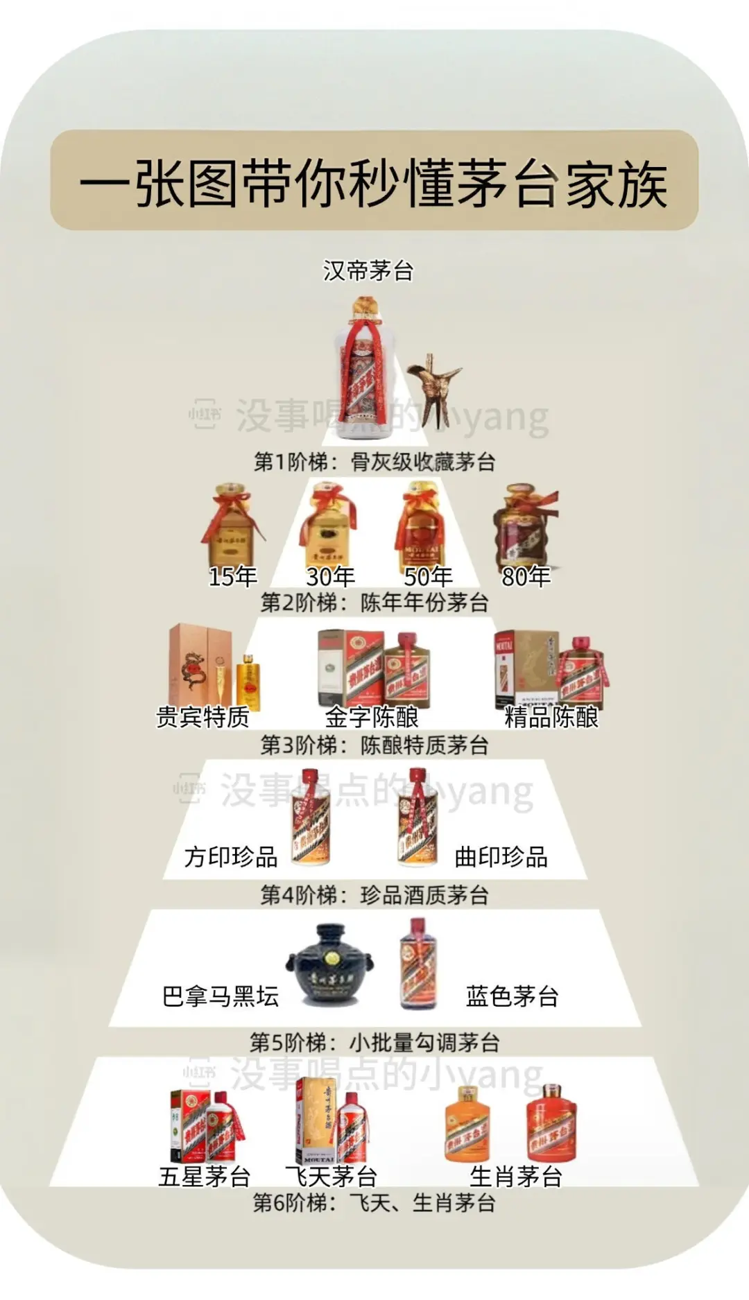 一张图带你了解茅台酒家族有哪些成员