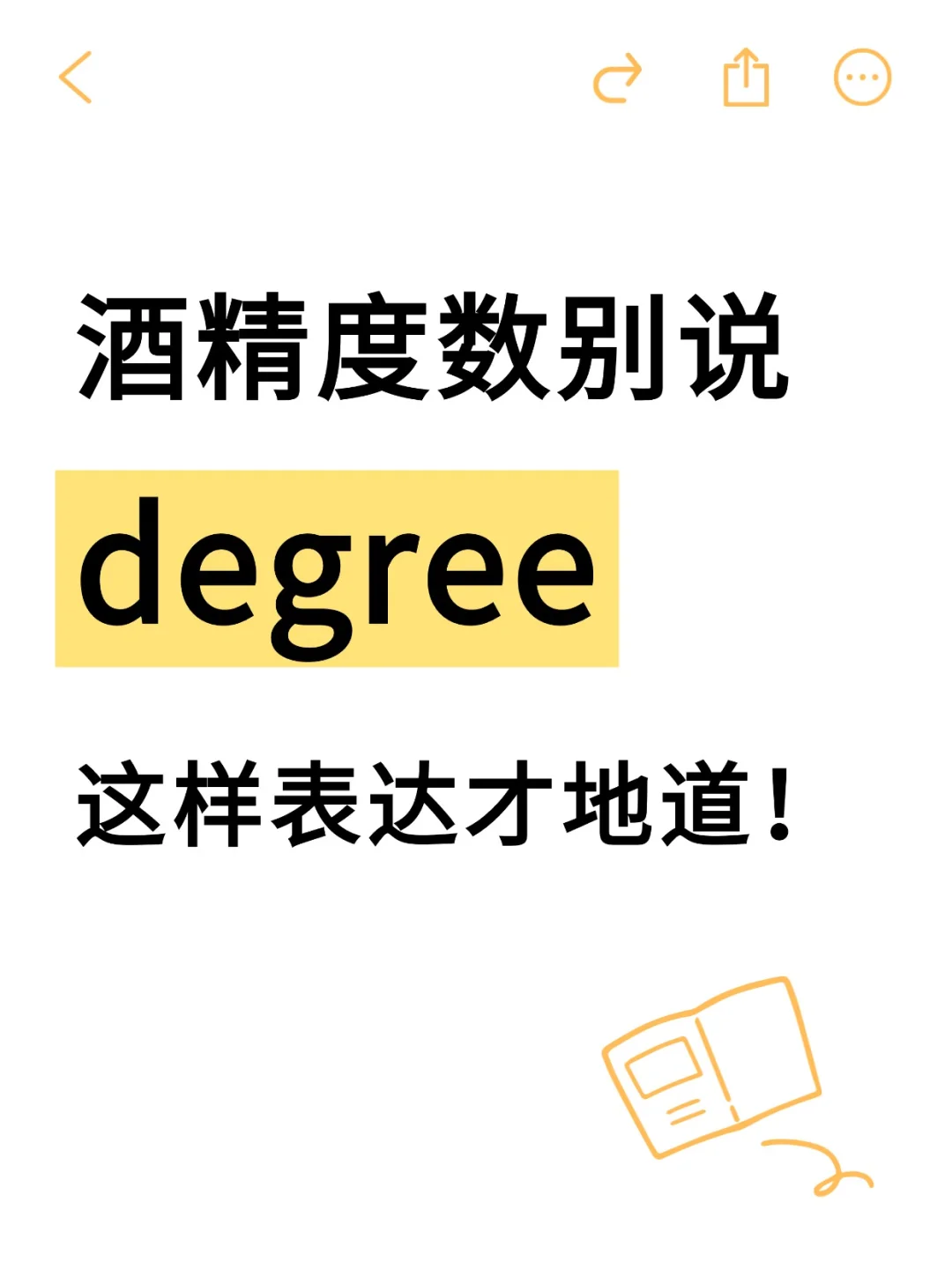 酒精度数别说