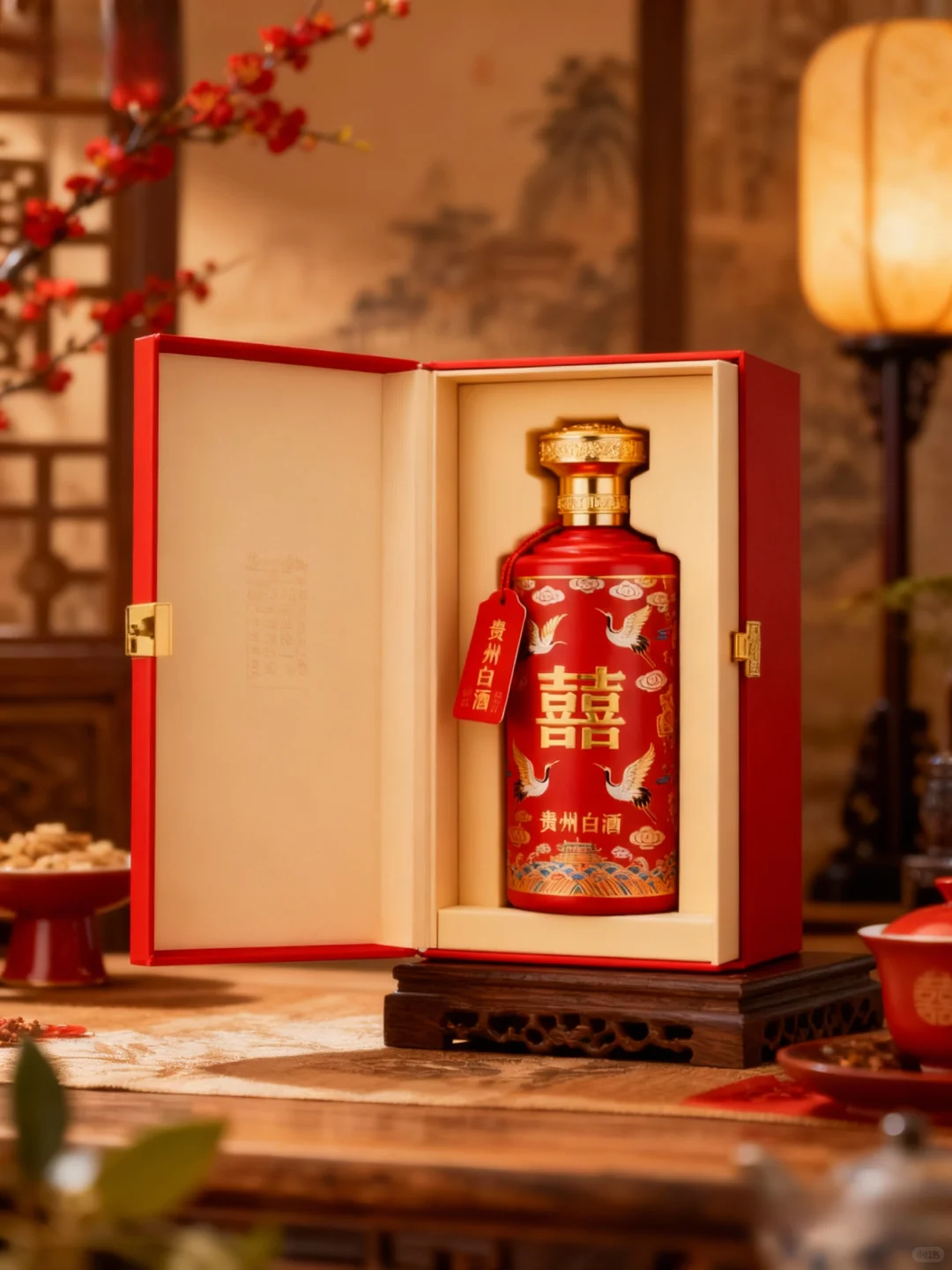 “囍宴红韵” 白酒包装设计分享