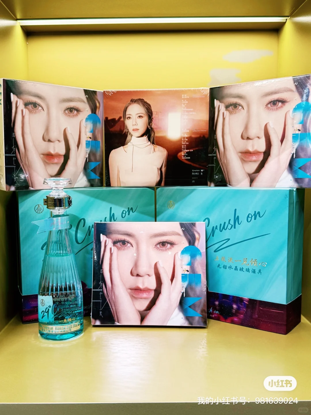 石家庄五粮液专卖店买酒送邓紫棋CD周边啦