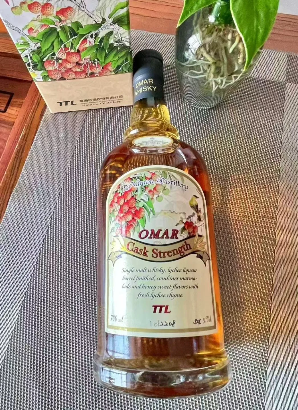 OMAR原桶強度荔枝桶度數：54度容量